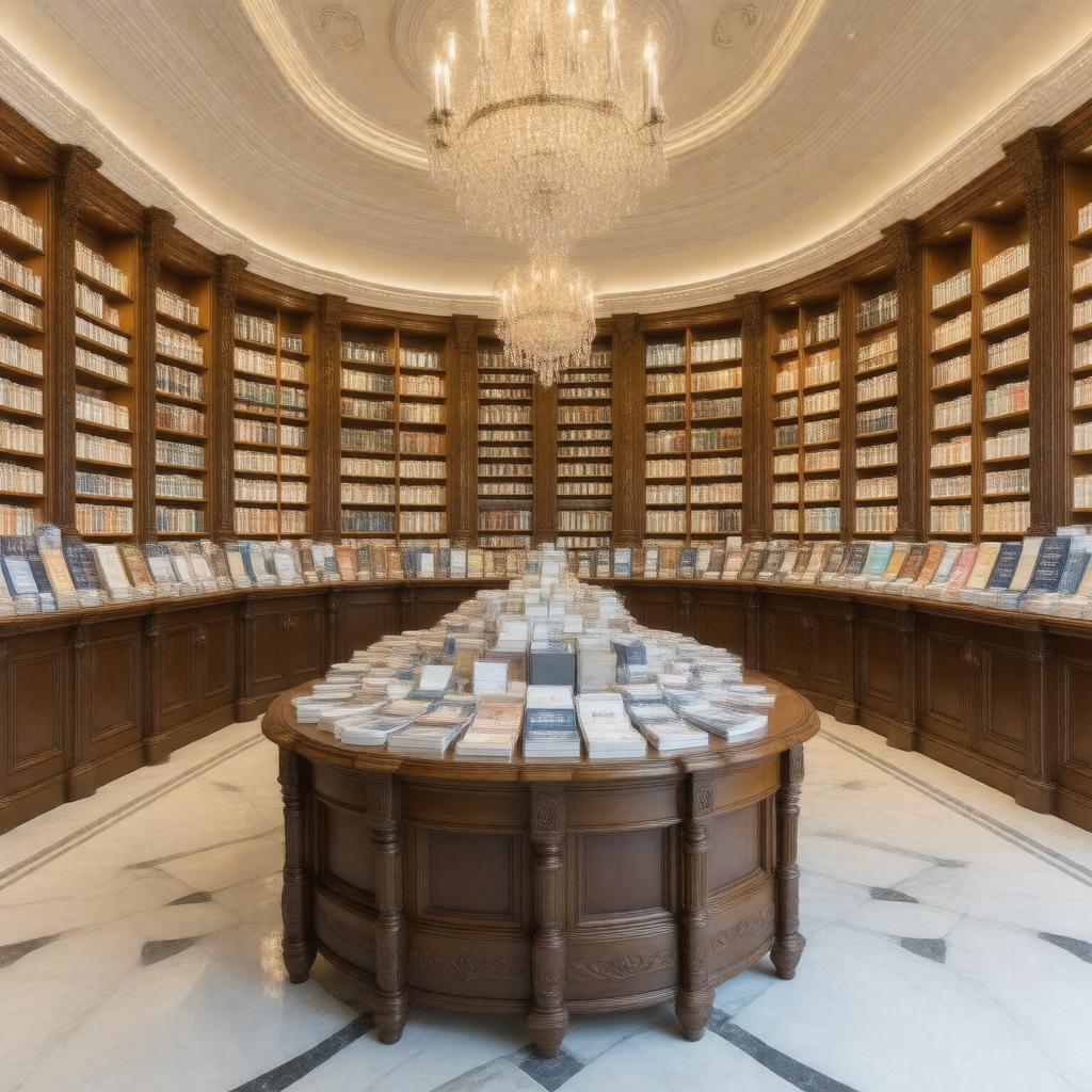 AI-created image of Harrods Bookshop