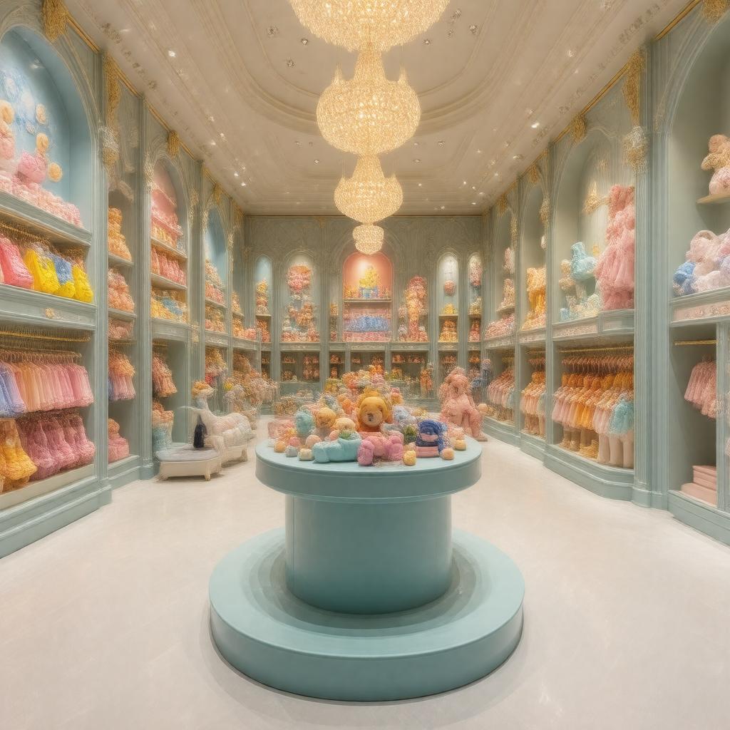 Click to view larger image AI-created image of Harrods Children's World