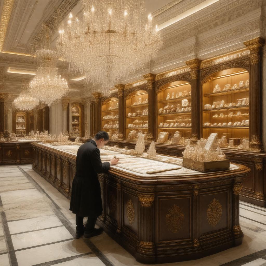 Click to view larger image AI-created image of Harrods Engraving