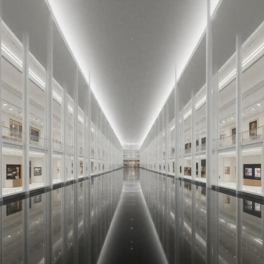 AI-created image of Harrods Exhibition Space