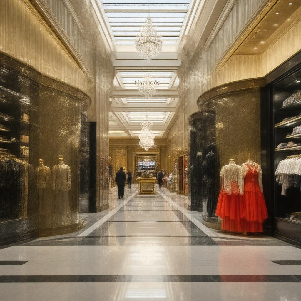 Click to view larger image AI-created image of Harrods Gift Card