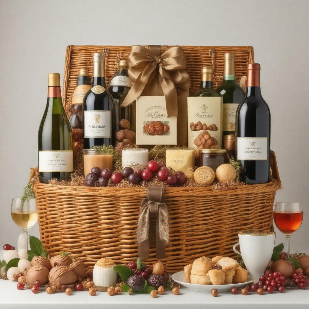 AI-created image of Harrods Hampers