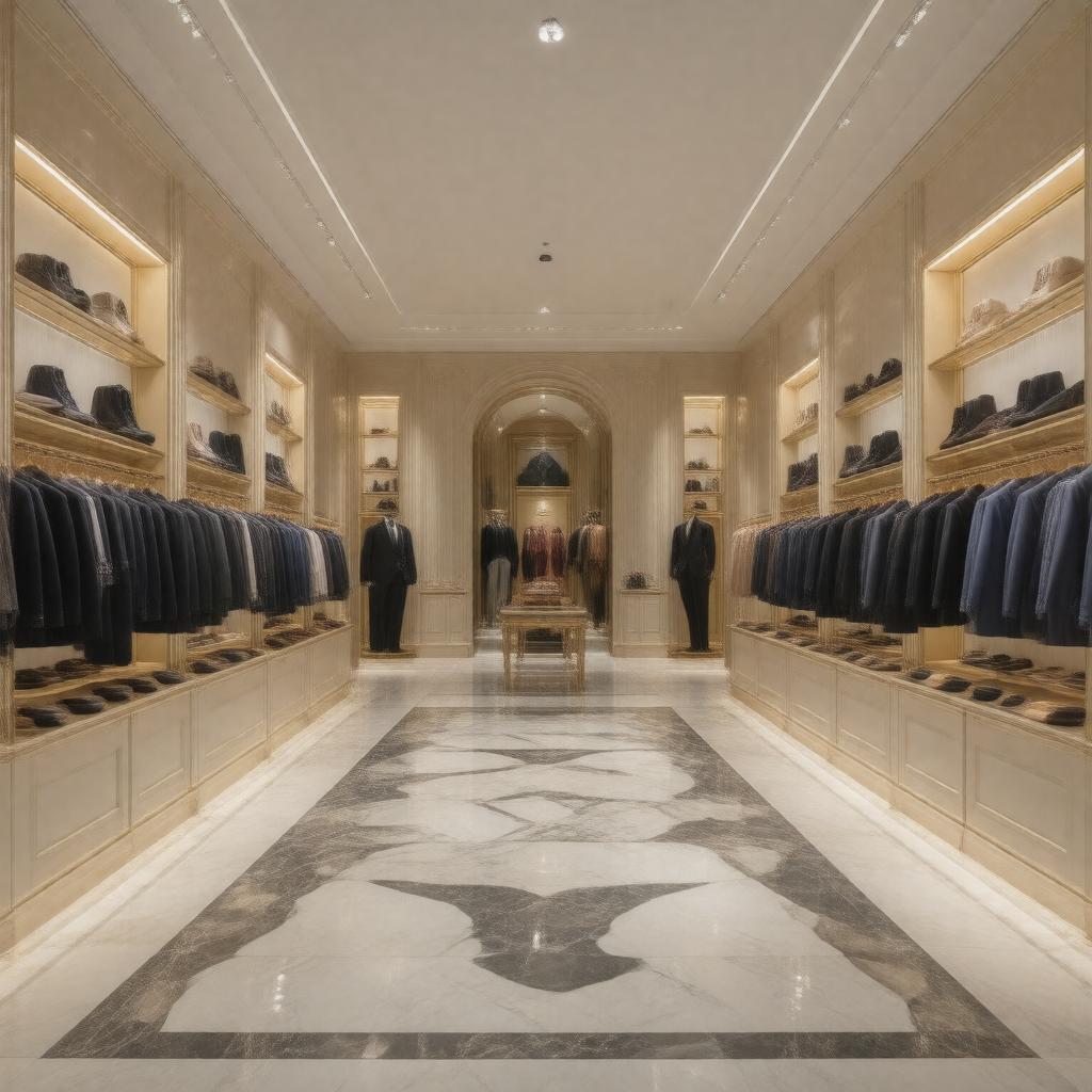 AI-created image of Harrods Menswear