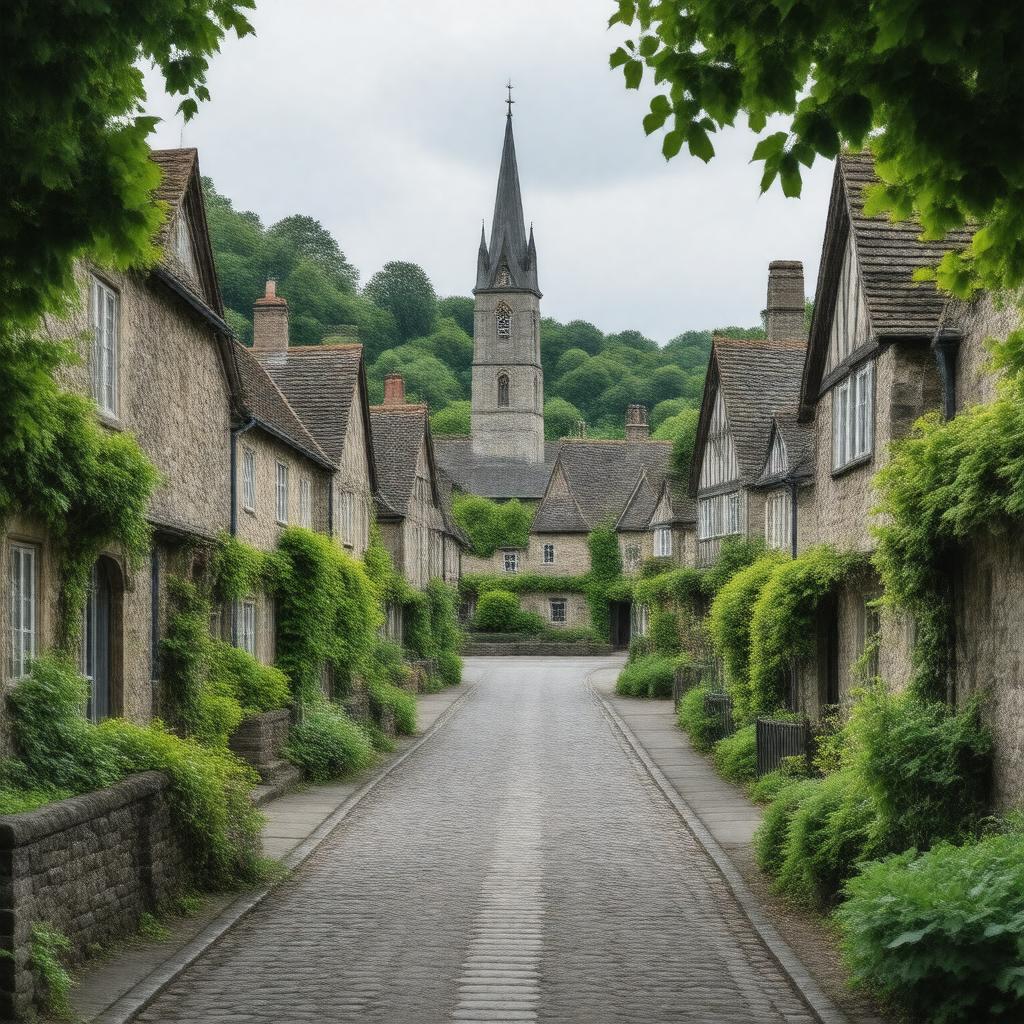 Click to view larger image AI-created image of Harrow-on-the-Hill Conservation Area