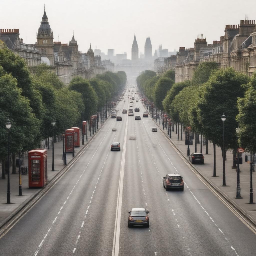 AI-created image of Harrow Road