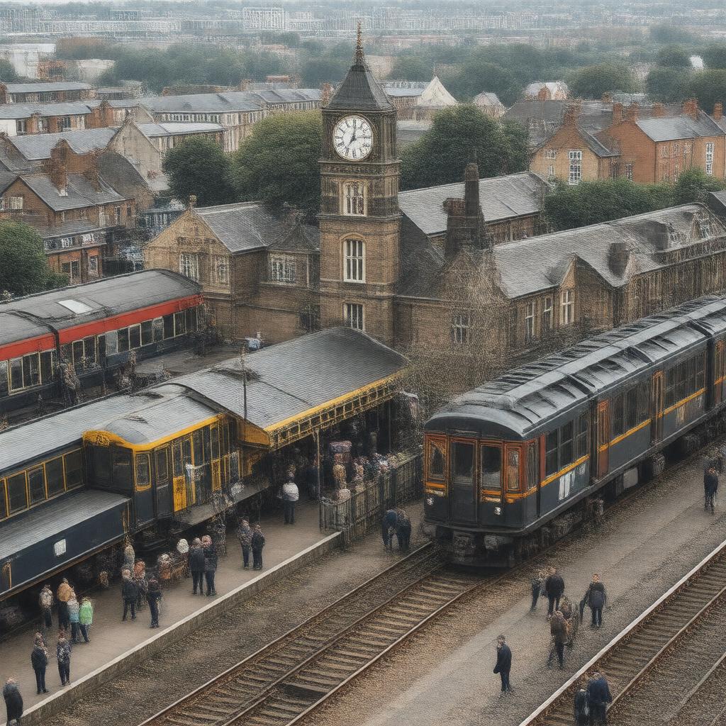 AI-created image of Harrow & Wealdstone