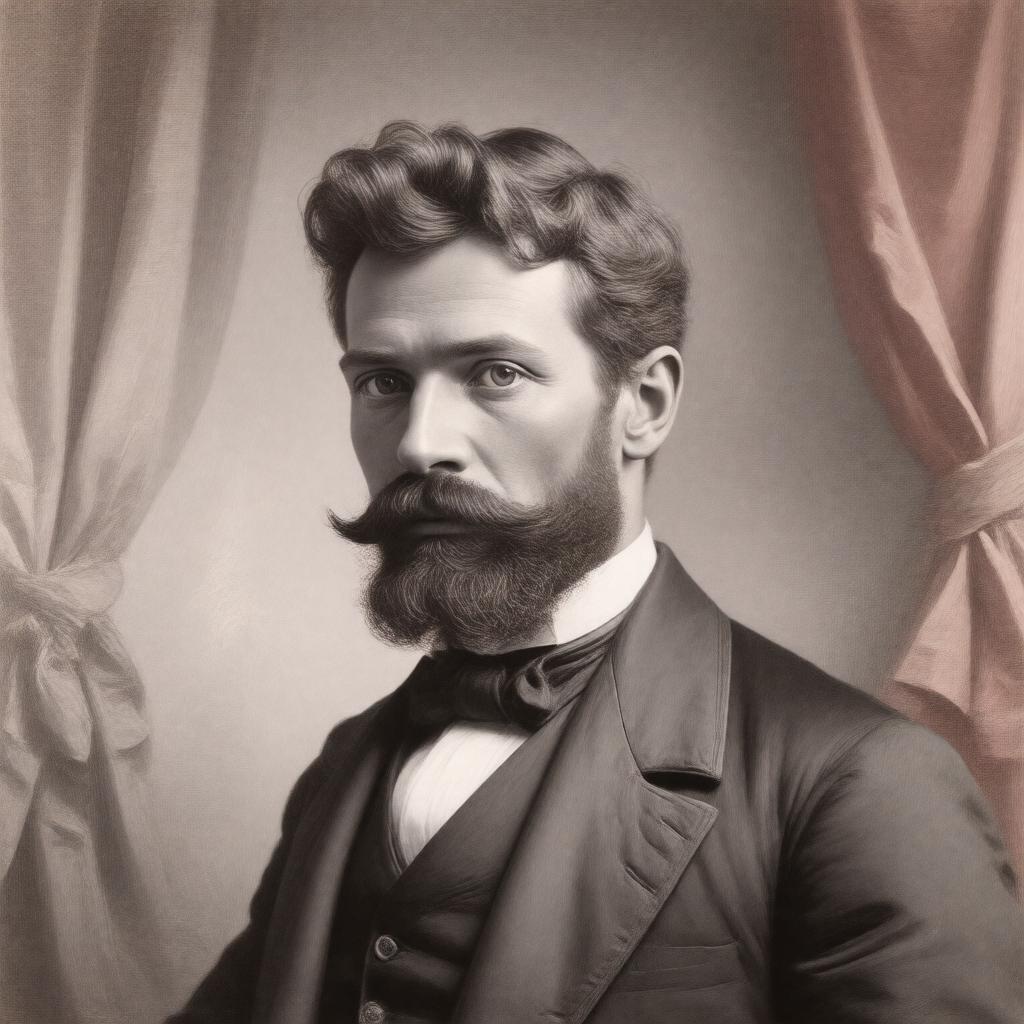 AI-created image of Harry Brodribb Irving