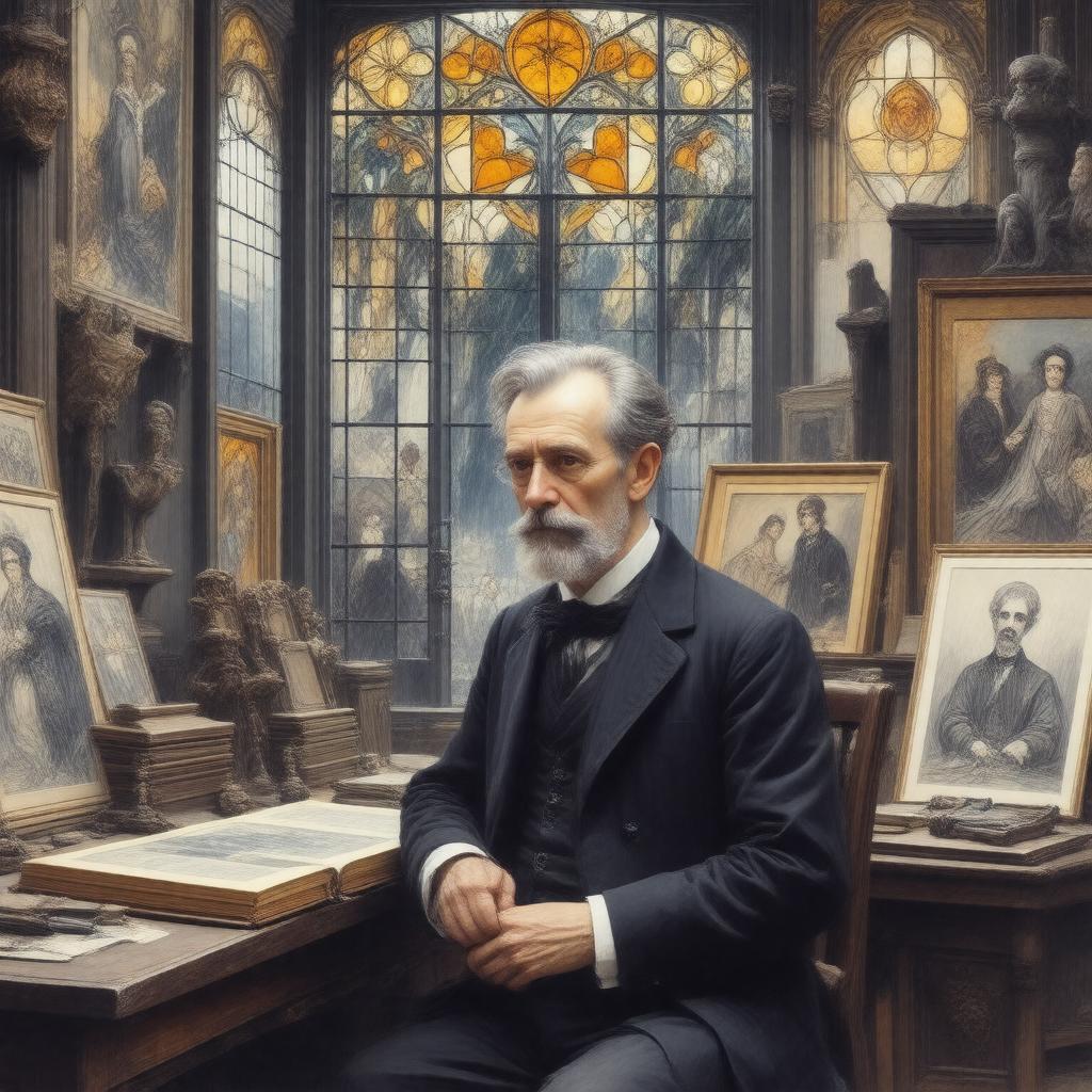 AI-created image of Harry Clarke