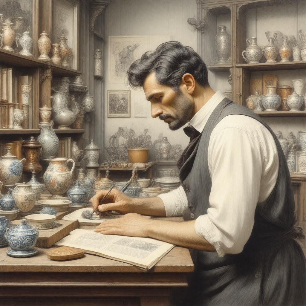 AI-created image of Harry George Theaker