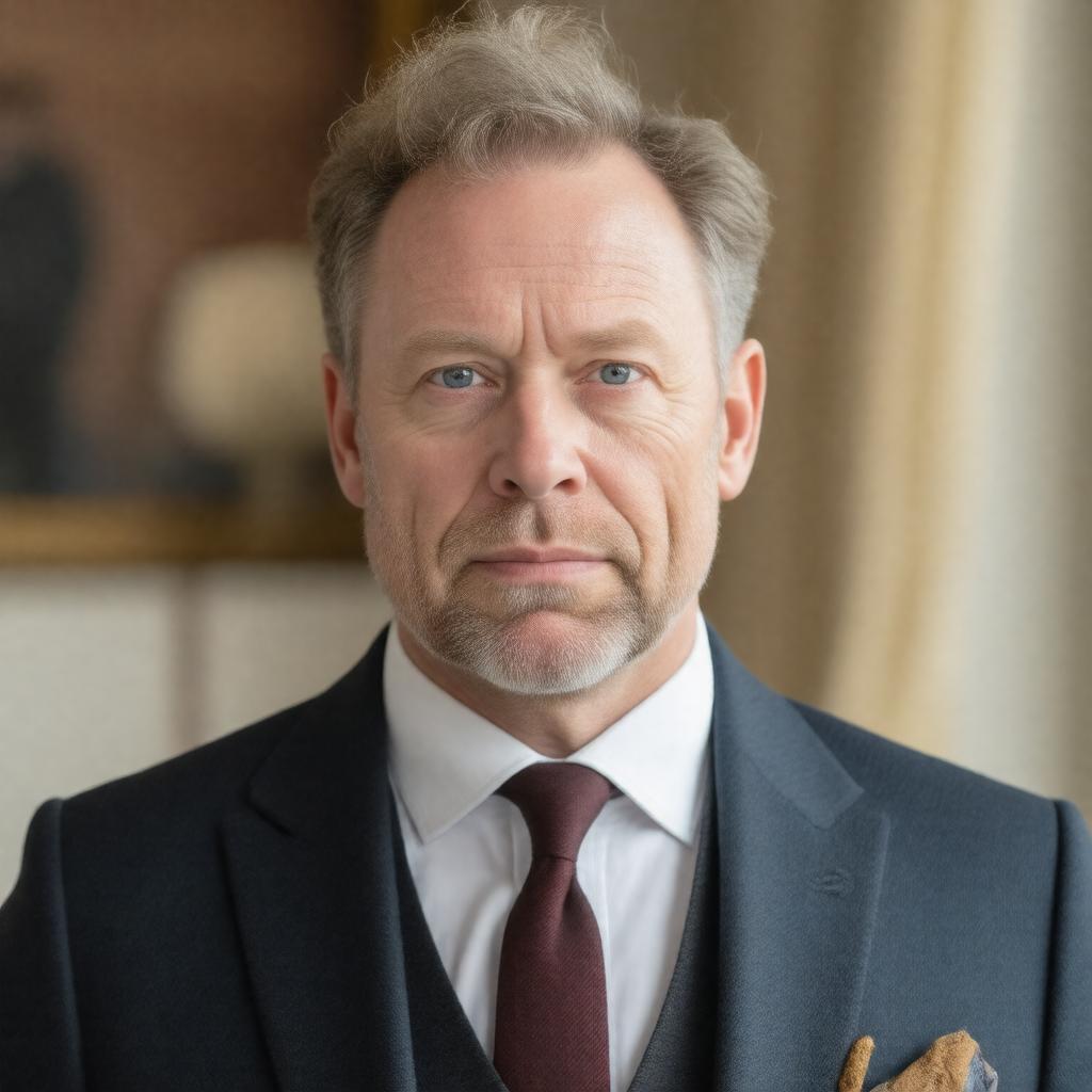 AI-created image of Harry Hadden-Paton