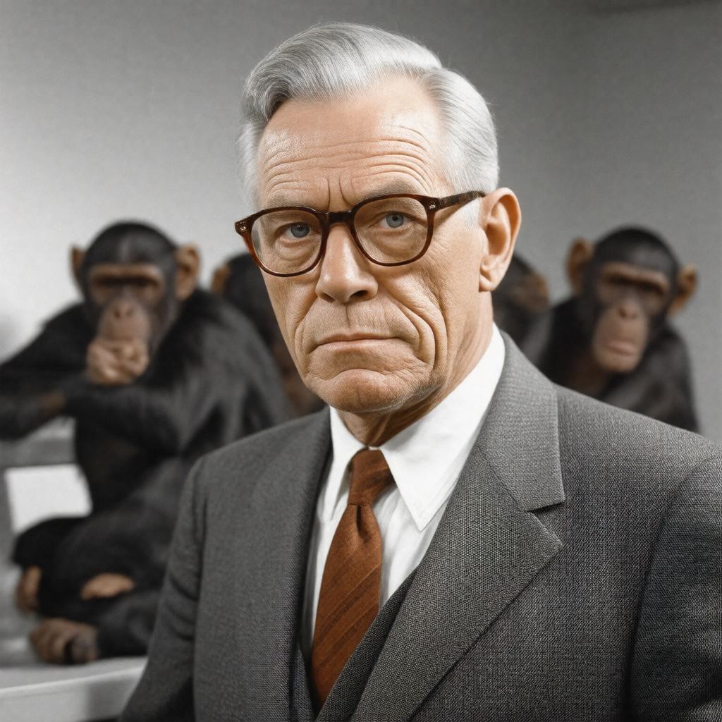 AI-created image of Harry Harlow