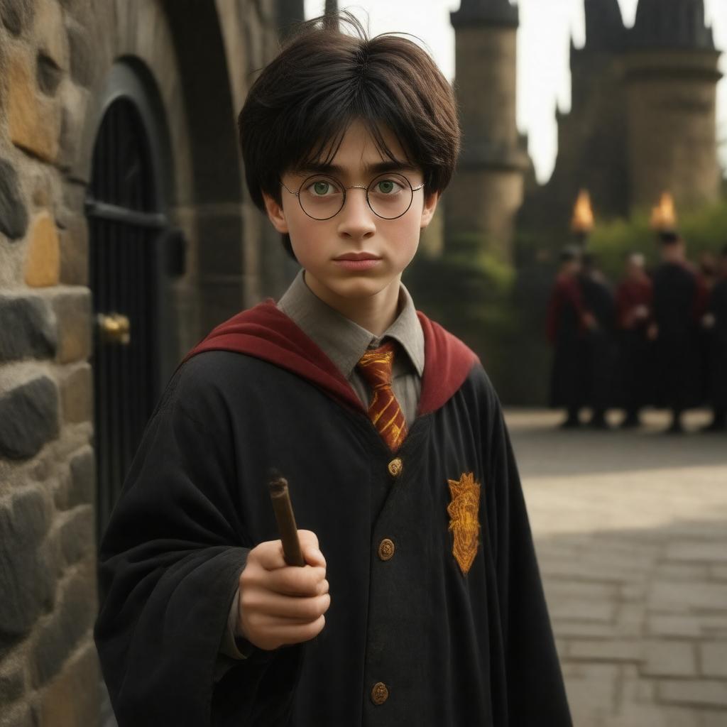 AI-created image of Harry Potter