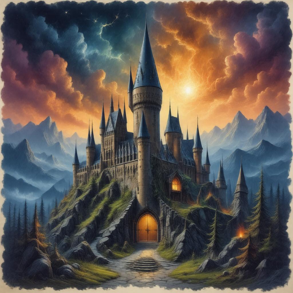 AI-created image of Harry Potter and the Philosopher's Stone