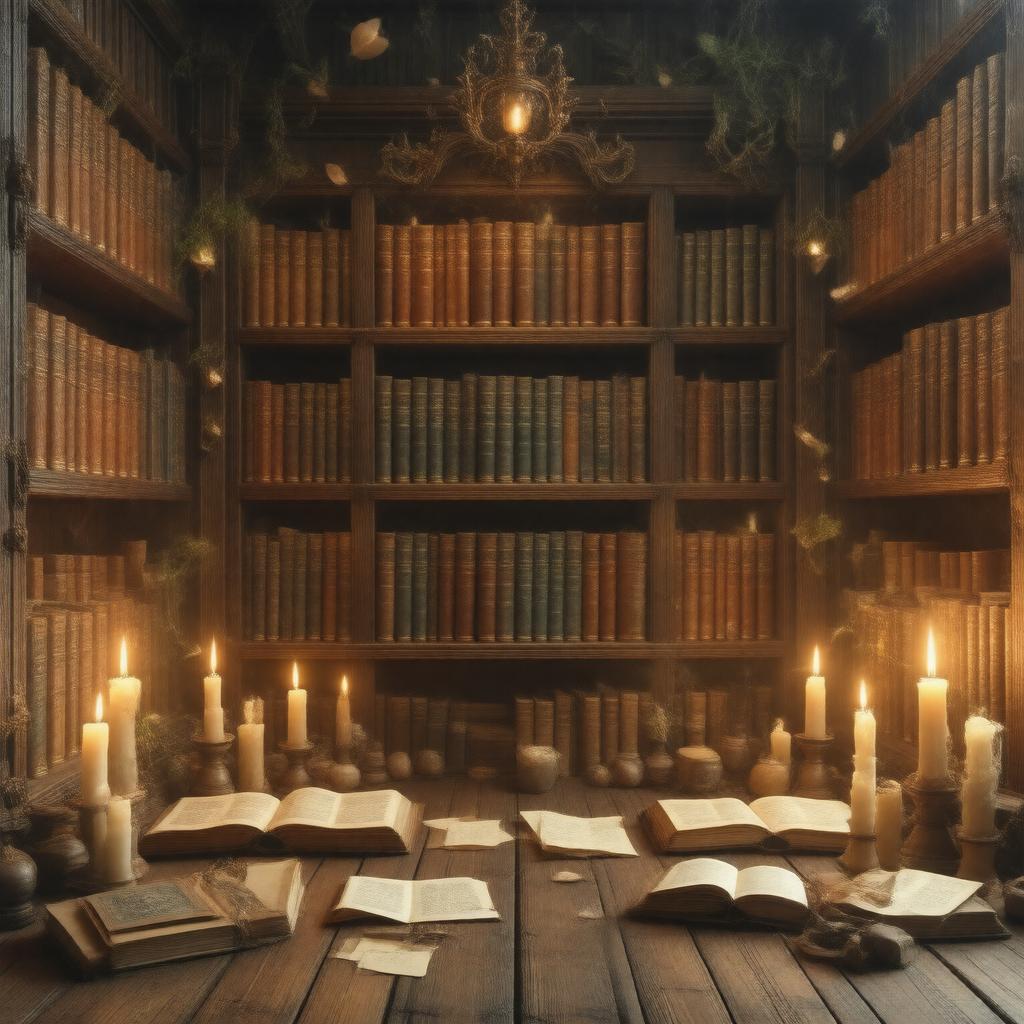 AI-created image of Harry Potter novels