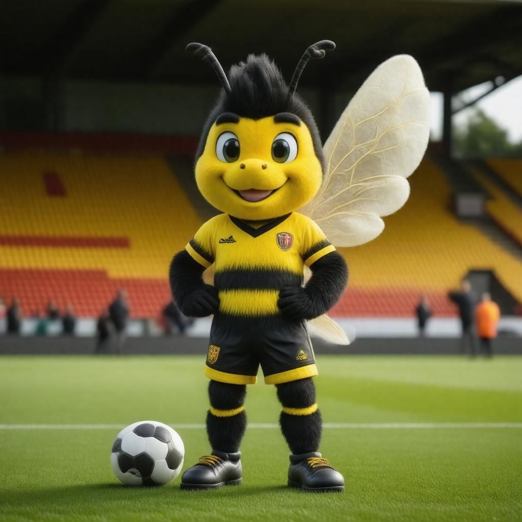 Click to view larger image AI-created image of Harry the Hornet