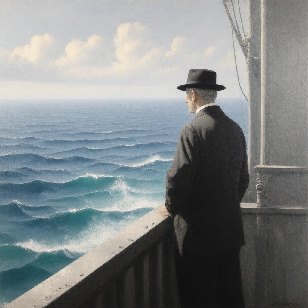 AI-created image of Hart Crane