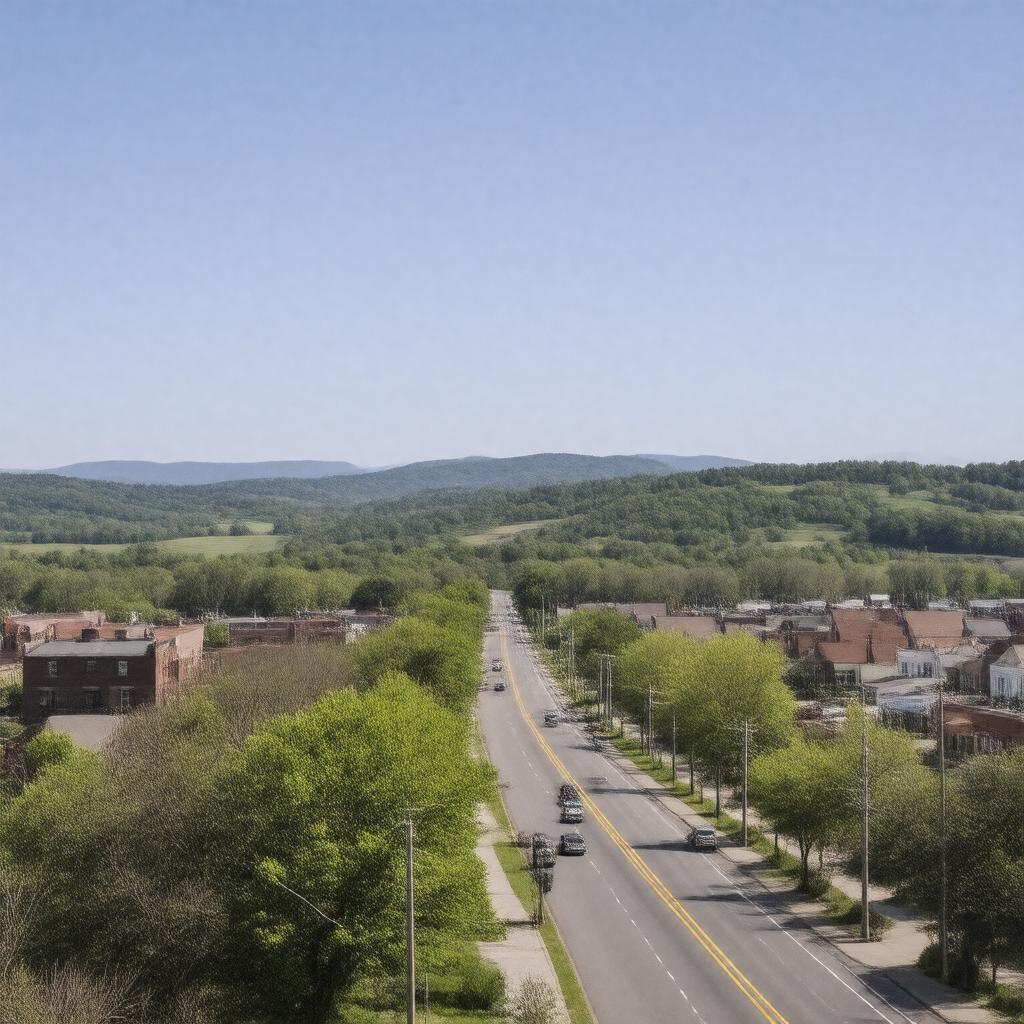 AI-created image of Hartford, Kentucky, United States