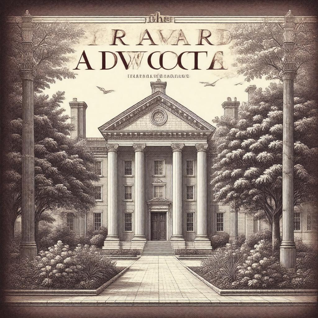 Click to view larger image AI-created image of Harvard Advocate