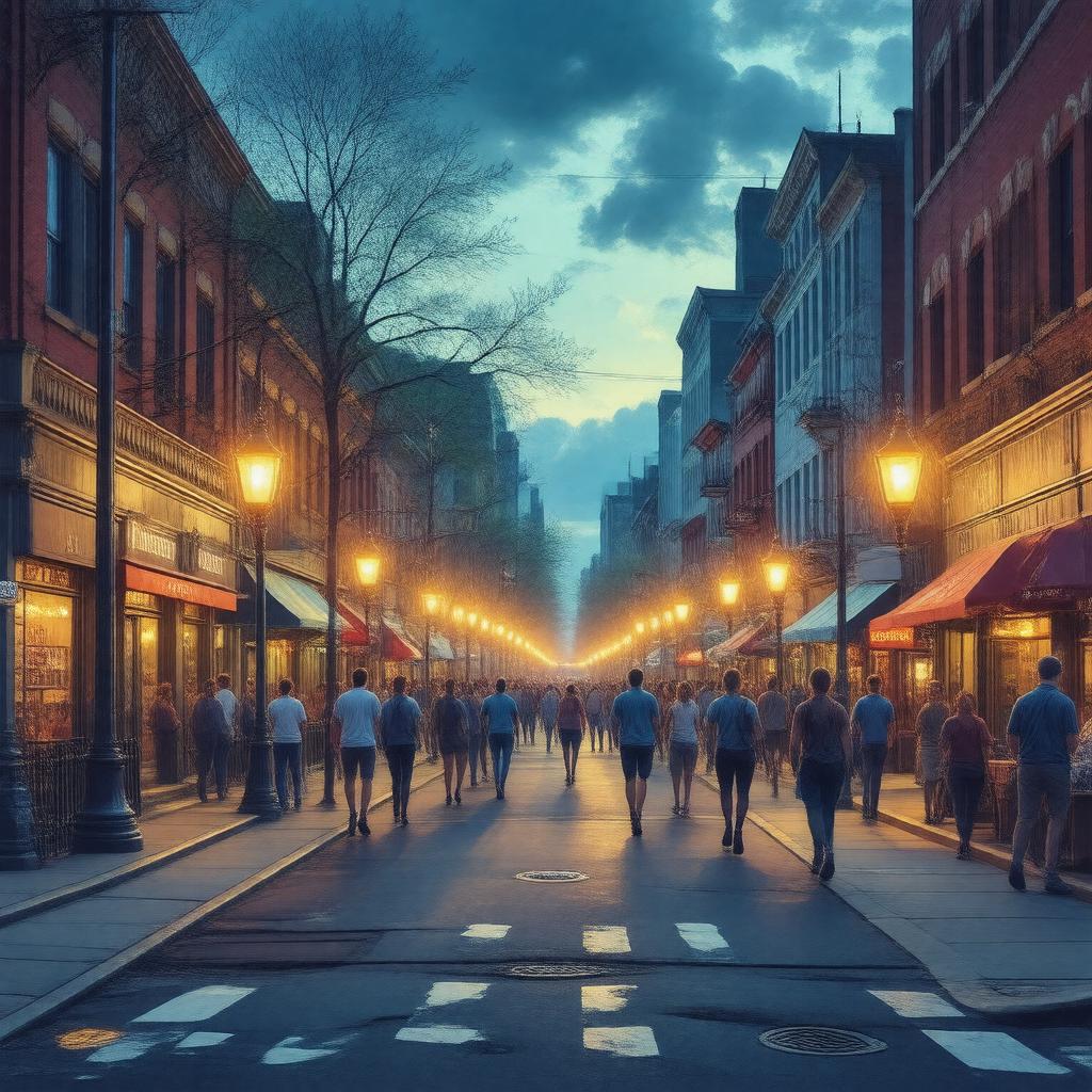 AI-created image of Harvard Avenue