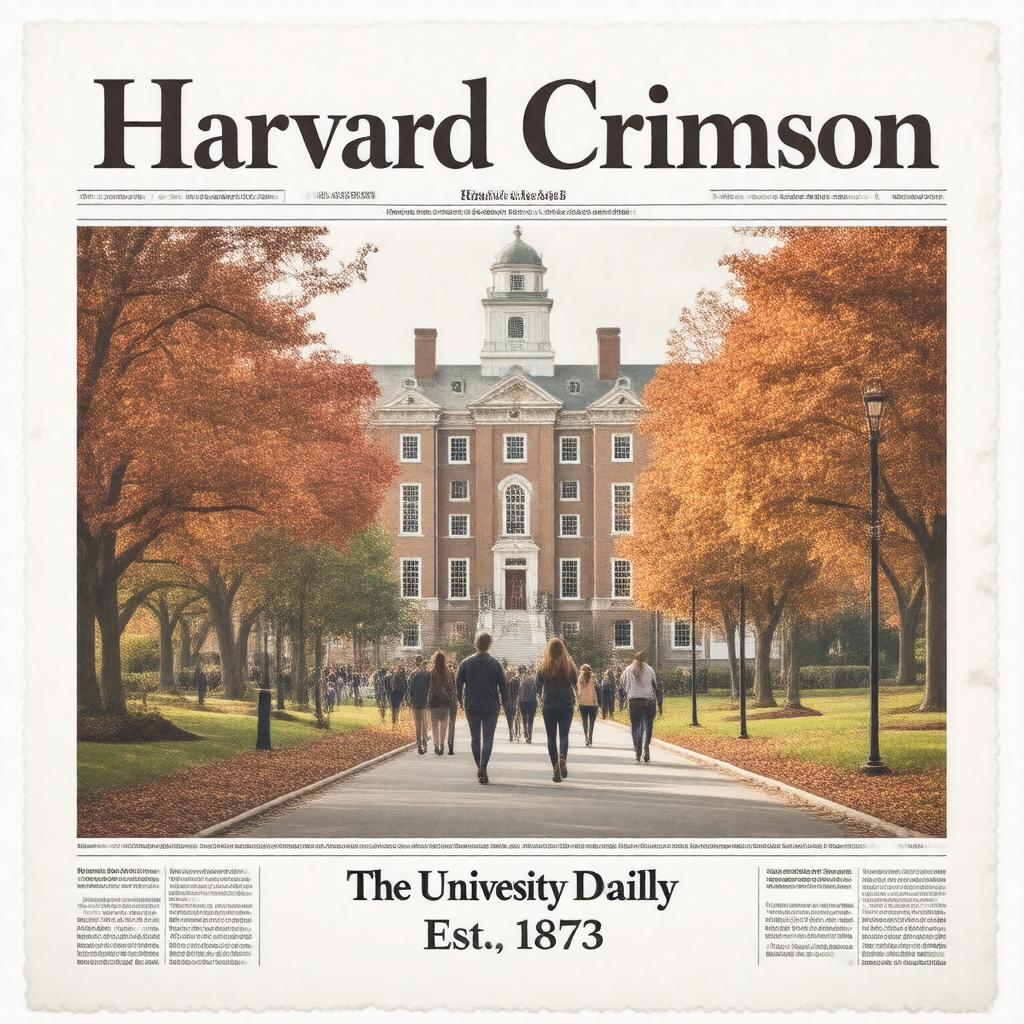 AI-created image of Harvard Crimson