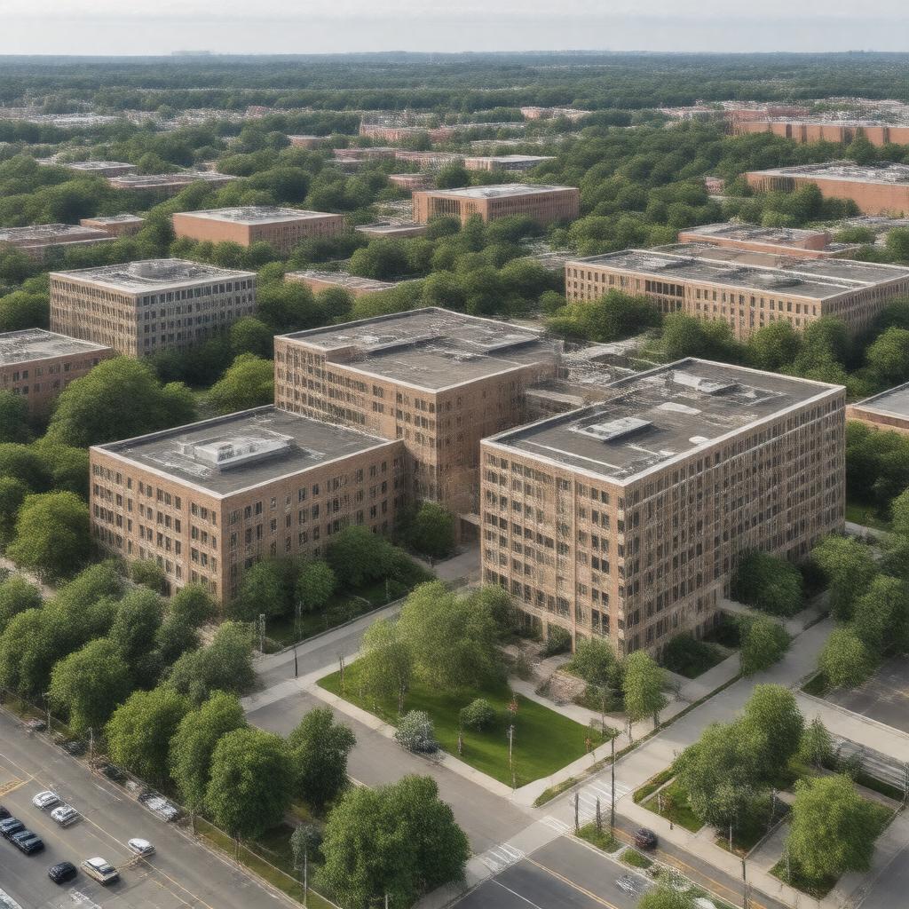 AI-created image of Harvard Kennedy School