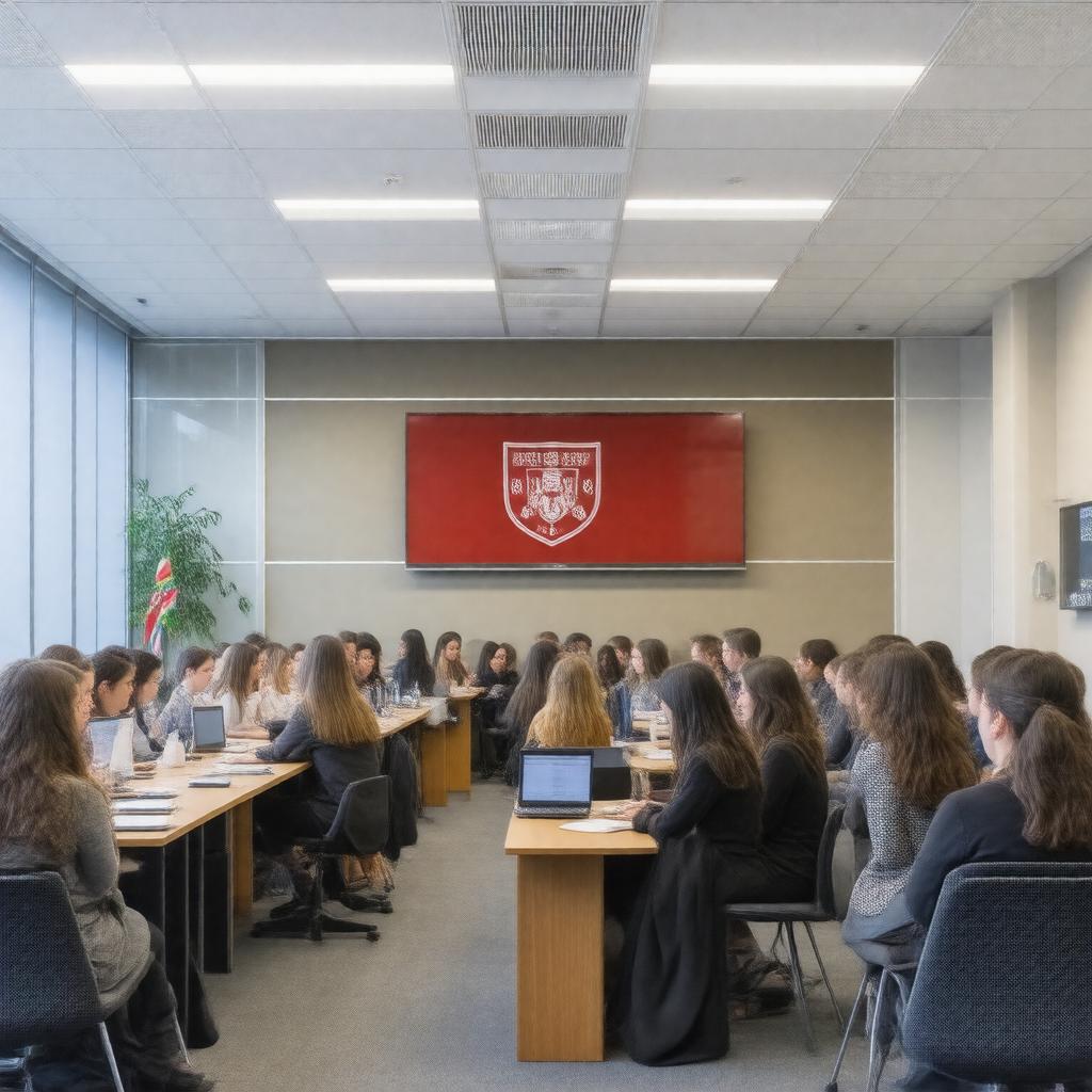 AI-created image of Harvard Law School International Human Rights Clinic