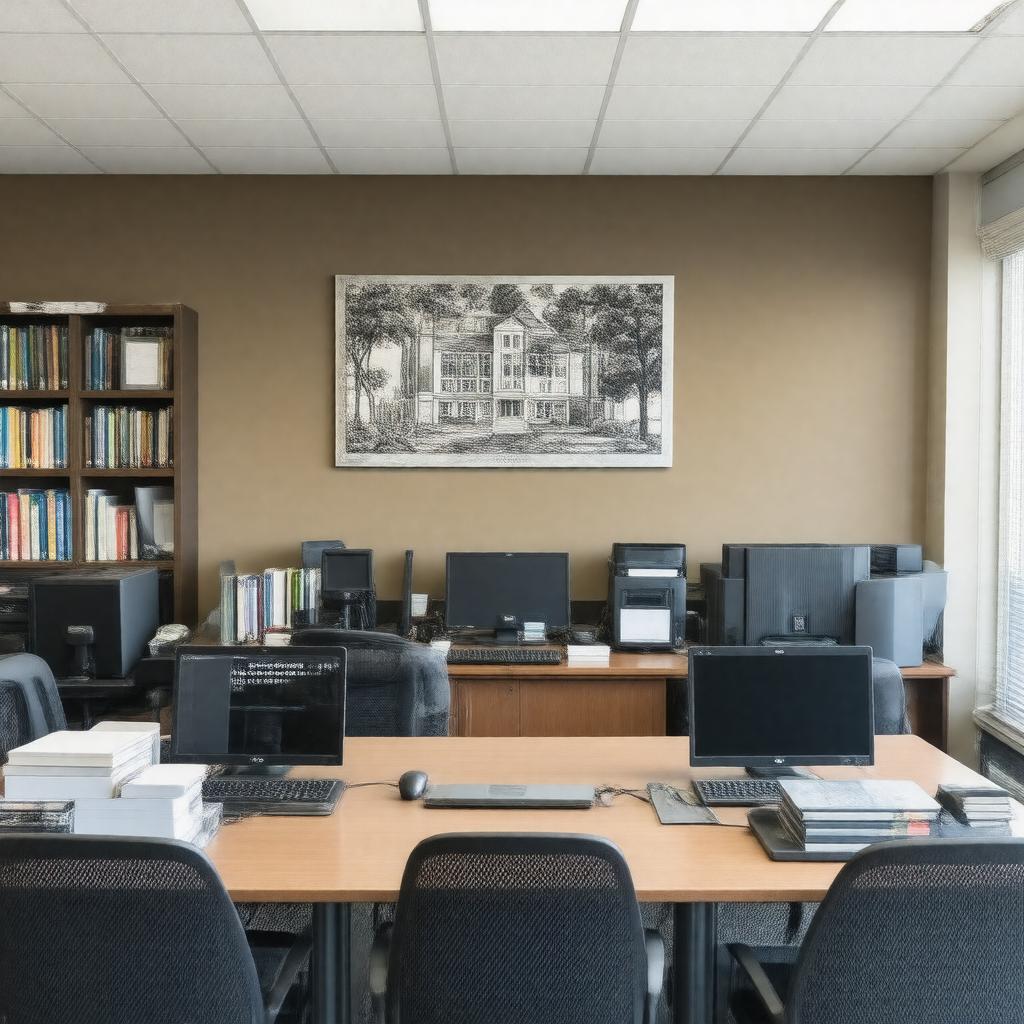 Click to view larger image AI-created image of Harvard Legal Aid Bureau