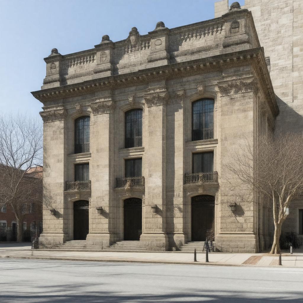 AI-created image of Harvard Museum of Natural History