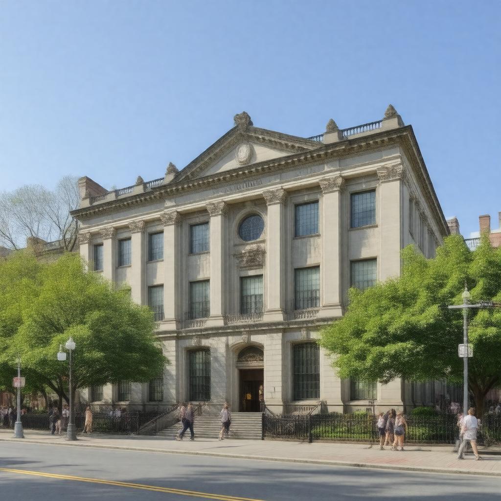 AI-created image of Harvard School of Dental Medicine