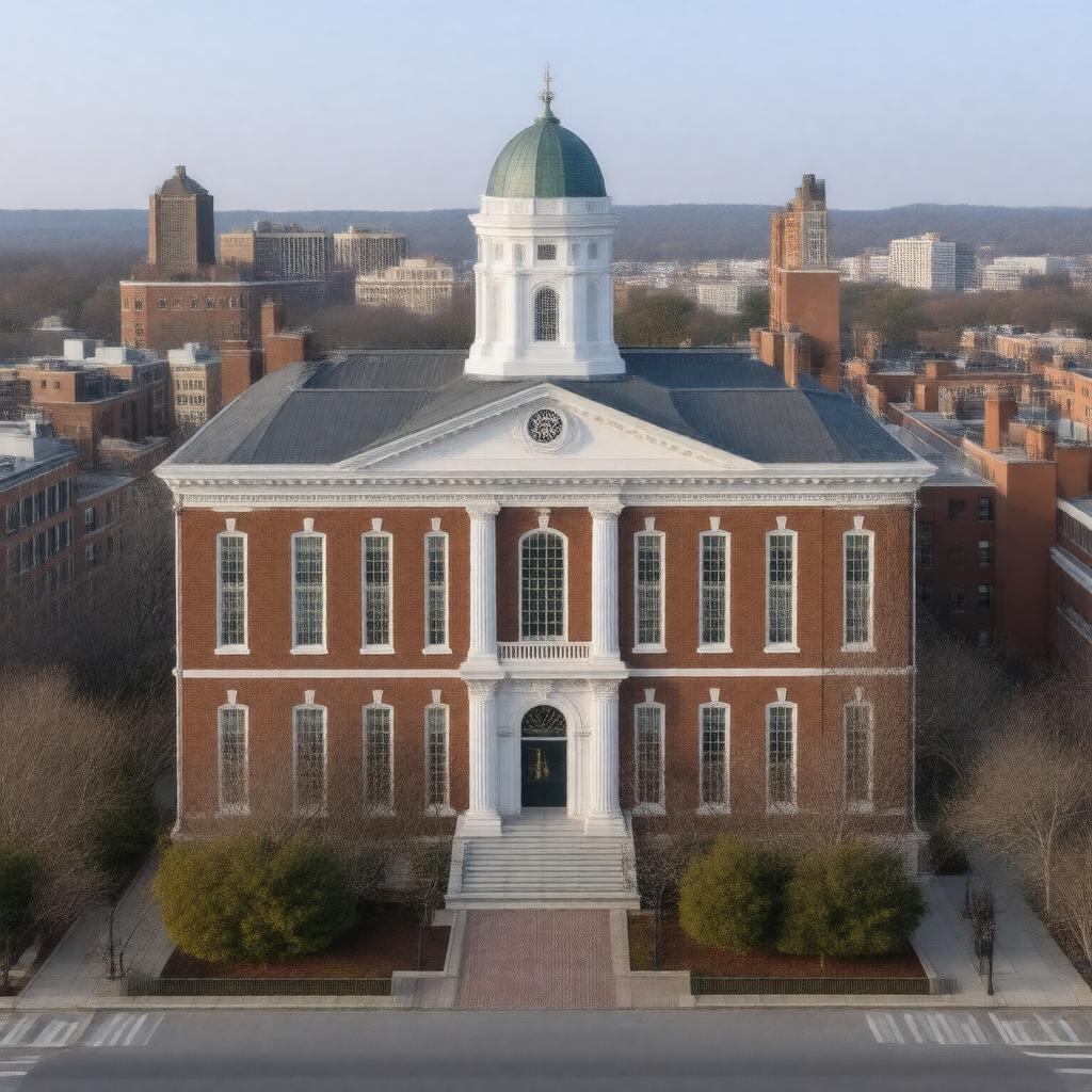 AI-created image of Harvard School of Public Health