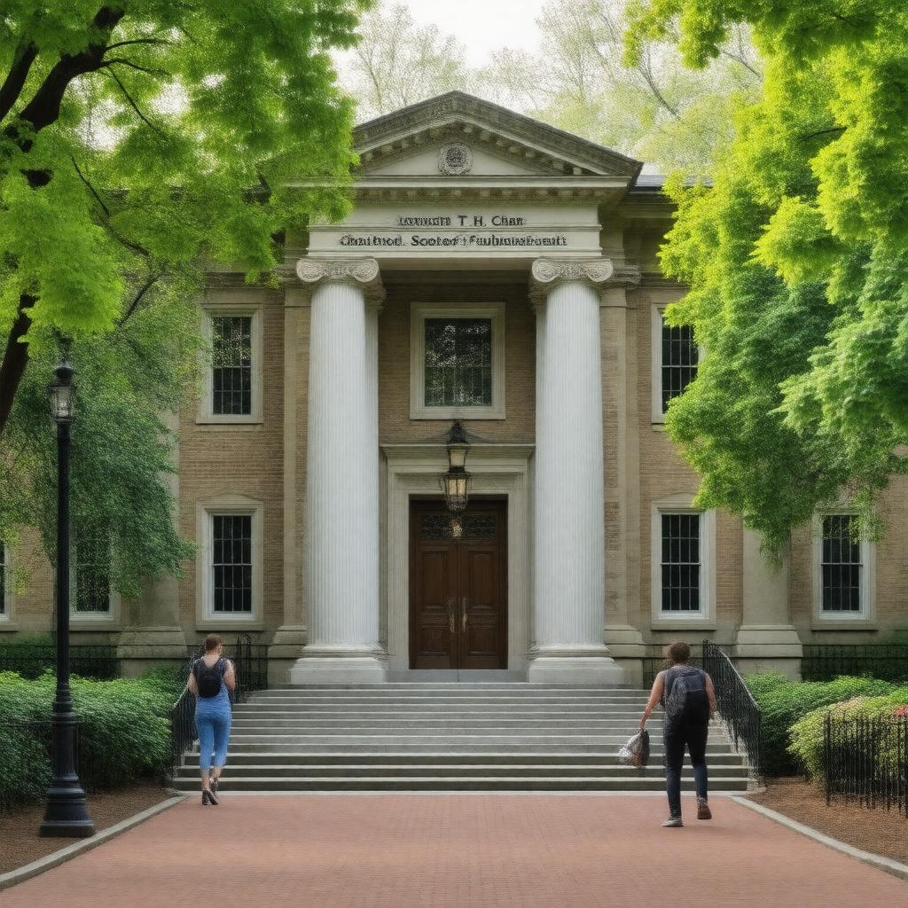 AI-created image of Harvard T.H. Chan School of Public Health