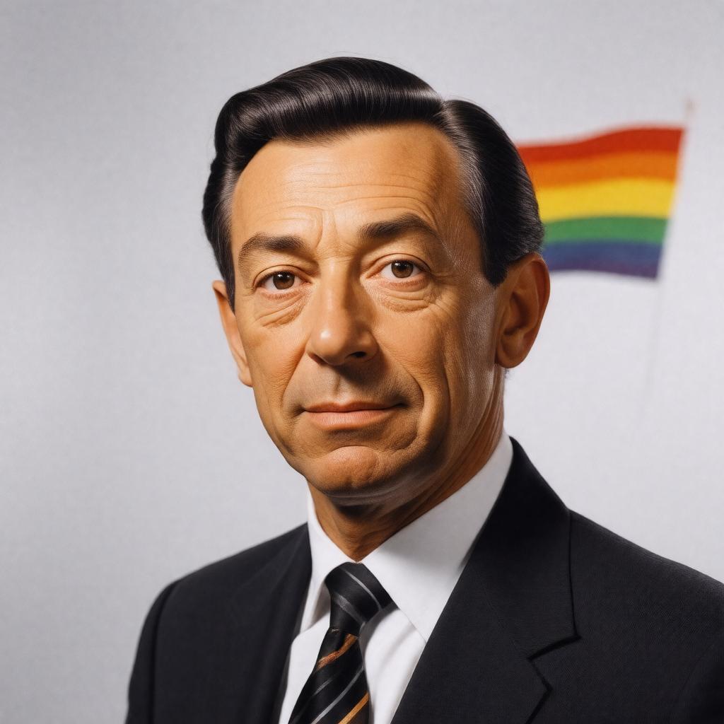 AI-created image of Harvey Milk