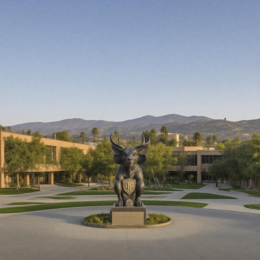 AI-created image of Harvey Mudd College