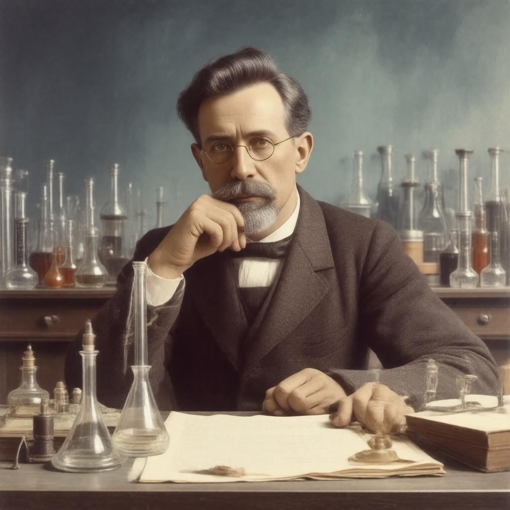 AI-created image of Harvey Sweetland Lewis