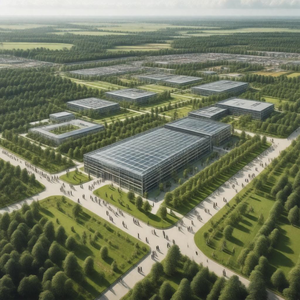 AI-created image of Harwell Science and Innovation Campus