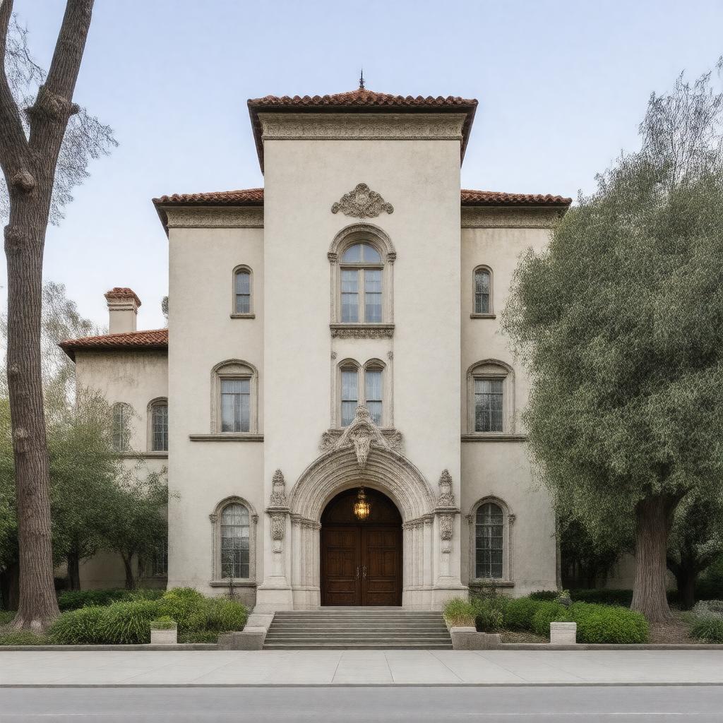 AI-created image of Haskell Hall