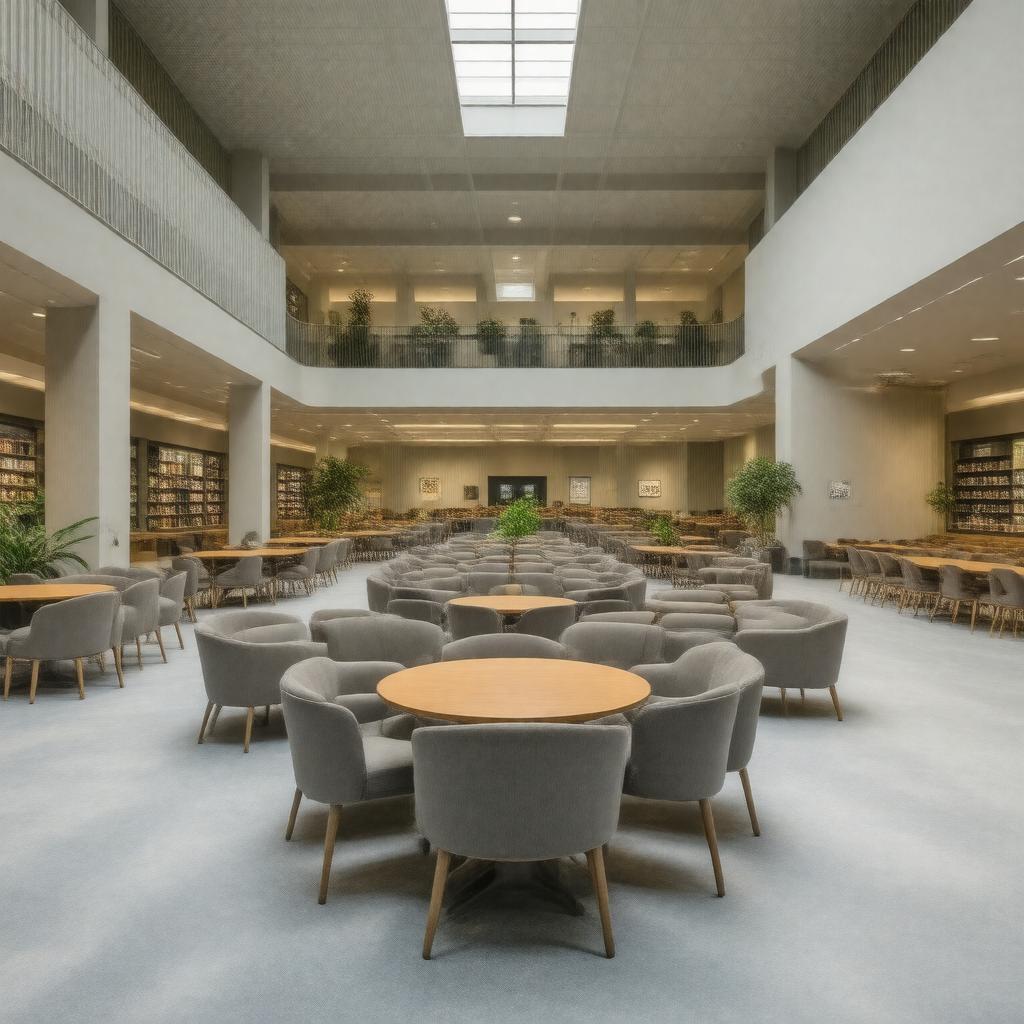 Click to view larger image AI-created image of Haskell Hall Lounge