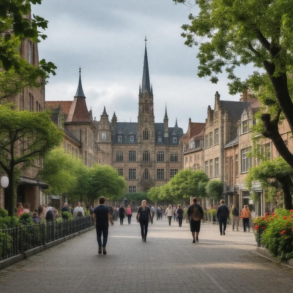 Click to view larger image AI-created image of Hasselt, Belgium