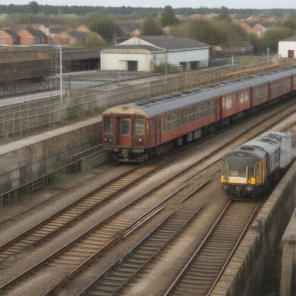 Click to view larger image AI-created image of Hatch End Sidings