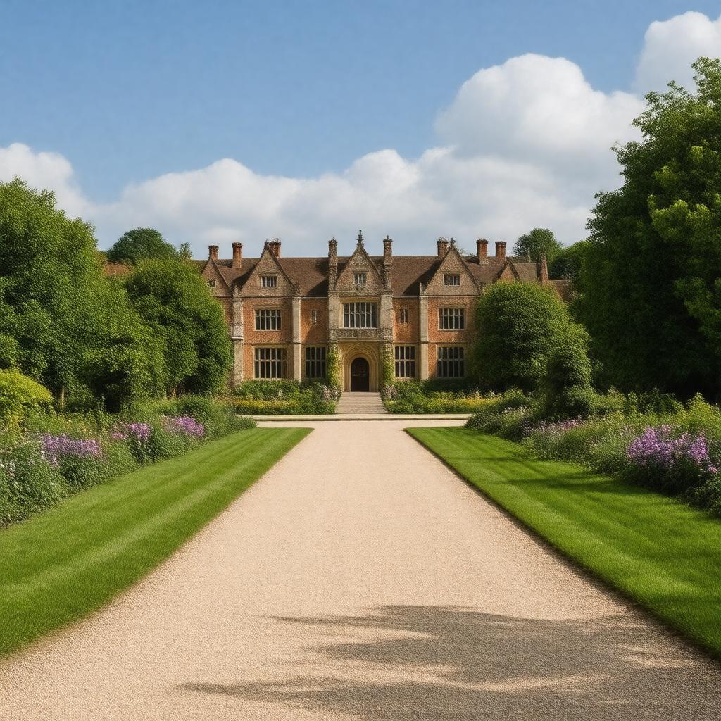 AI-created image of Hatfield House, Hertfordshire, England