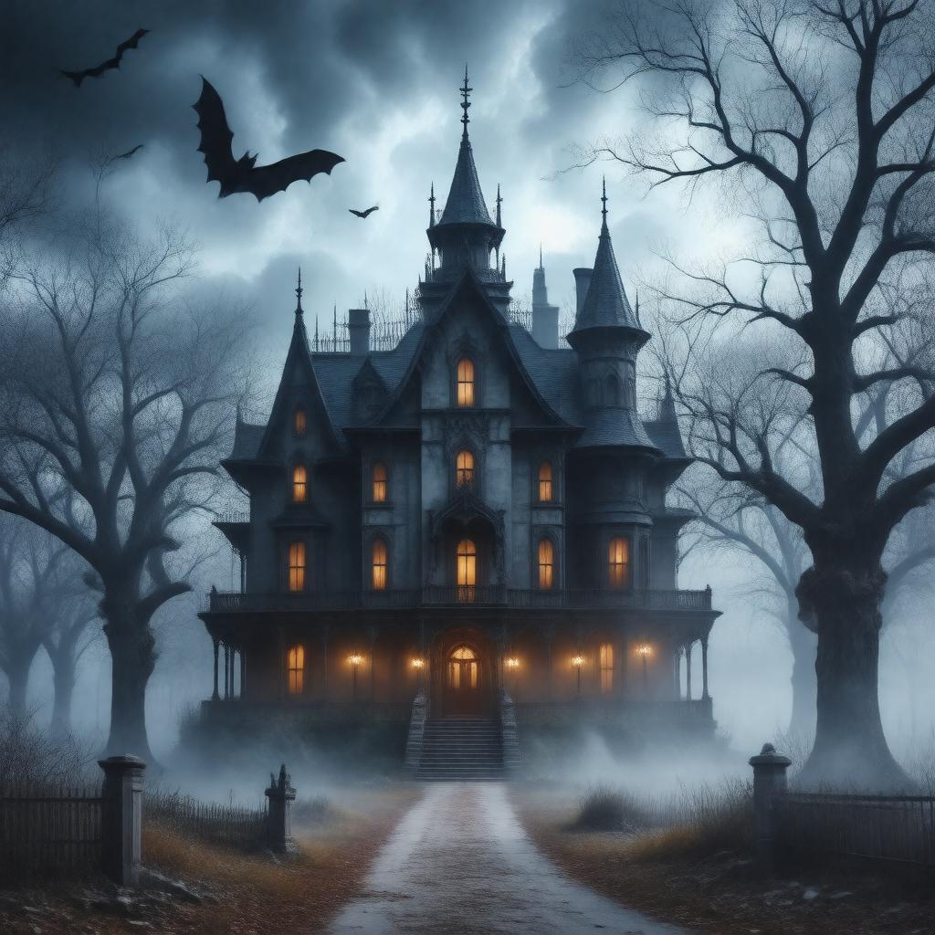 AI-created image of Haunted Mansion