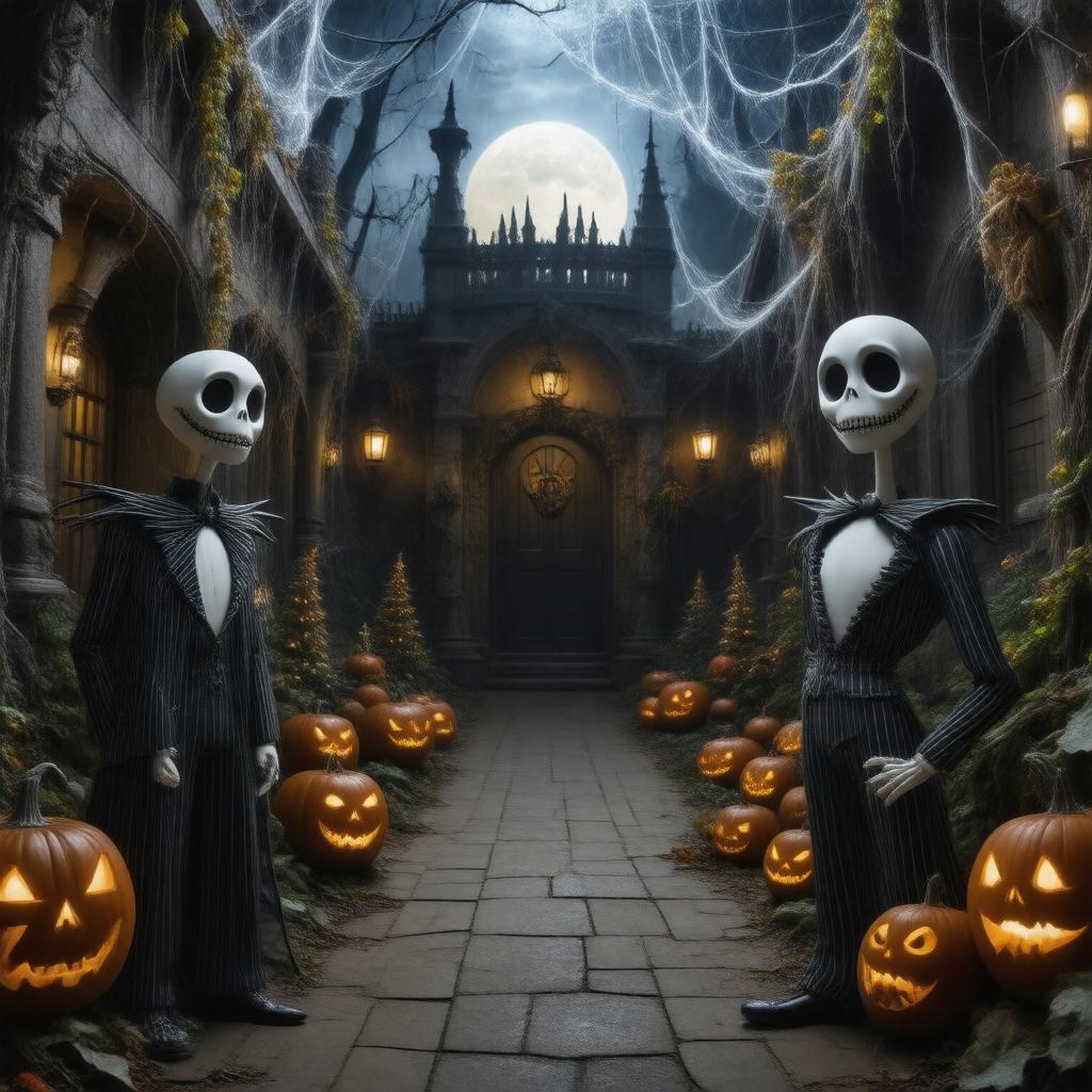 AI-created image of Haunted Mansion Holiday