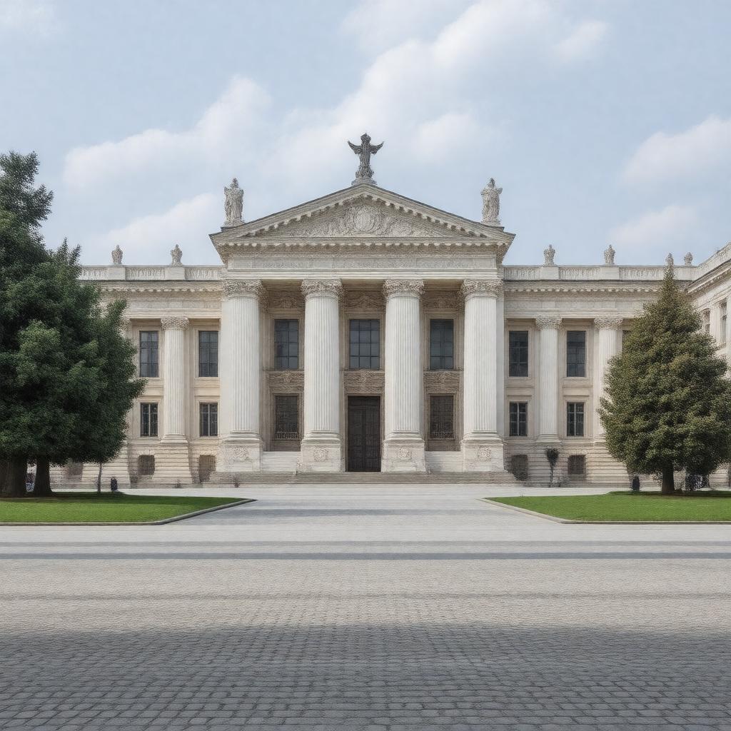 AI-created image of Haus der Kunst, Munich