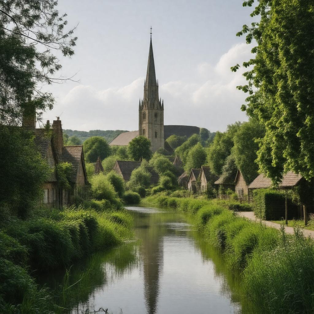 AI-created image of Hauxton