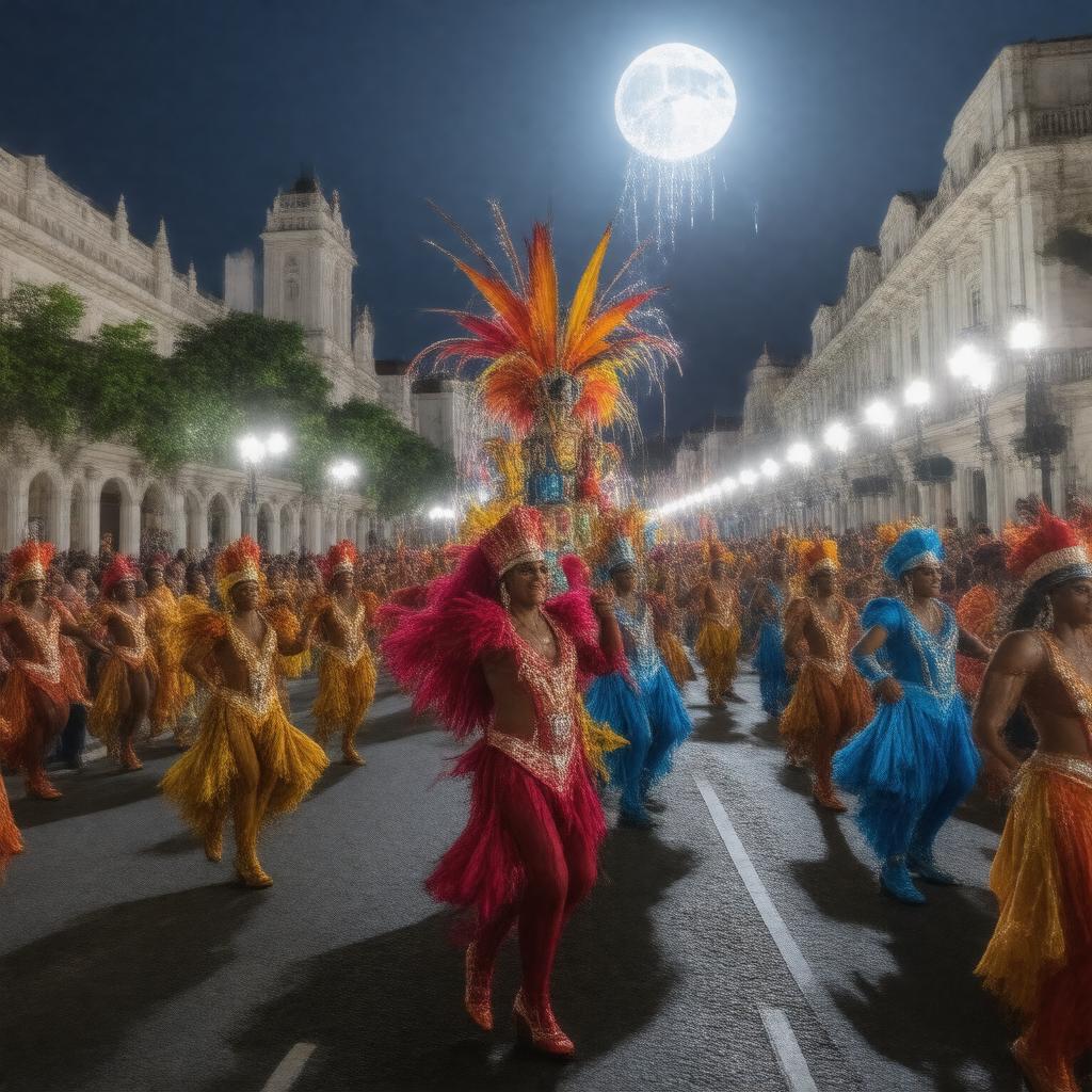 AI-created image of Havana Carnival