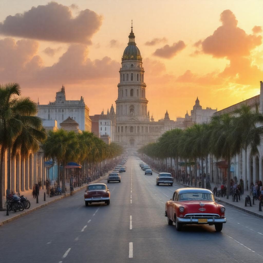 AI-created image of Havana, Cuba