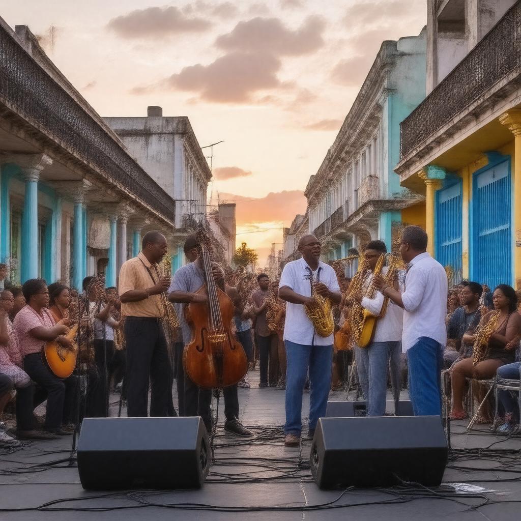 AI-created image of Havana International Jazz Festival