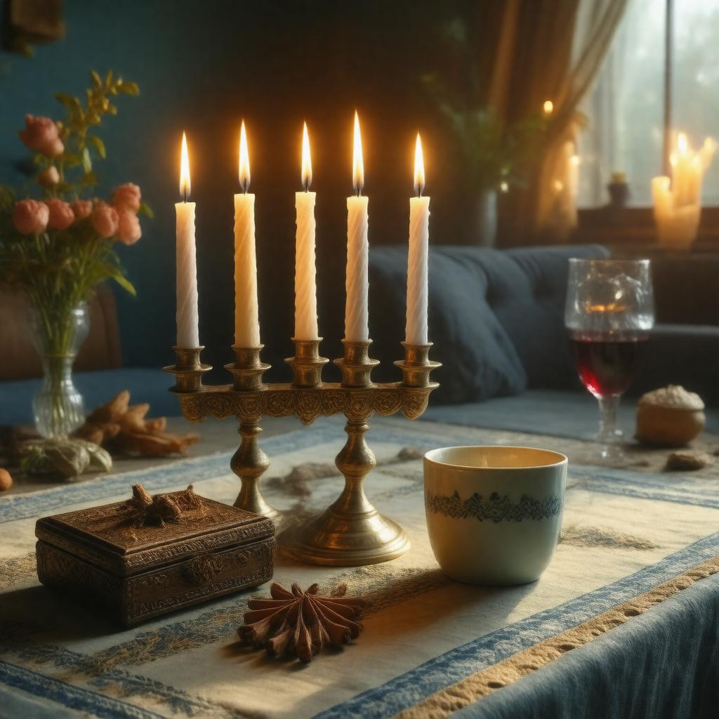 AI-created image of Havdalah