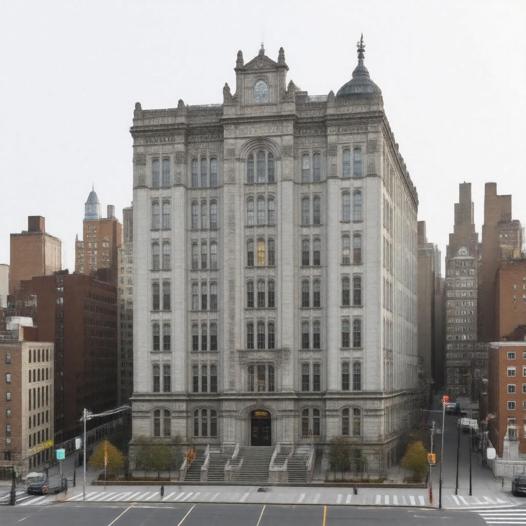 AI-created image of Havemeyer Hall