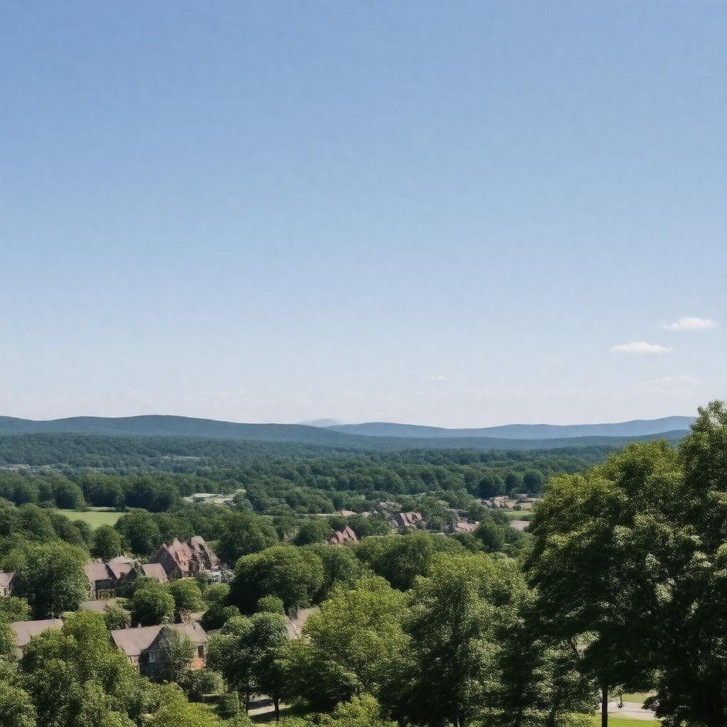 AI-created image of Haverford, Pennsylvania, USA